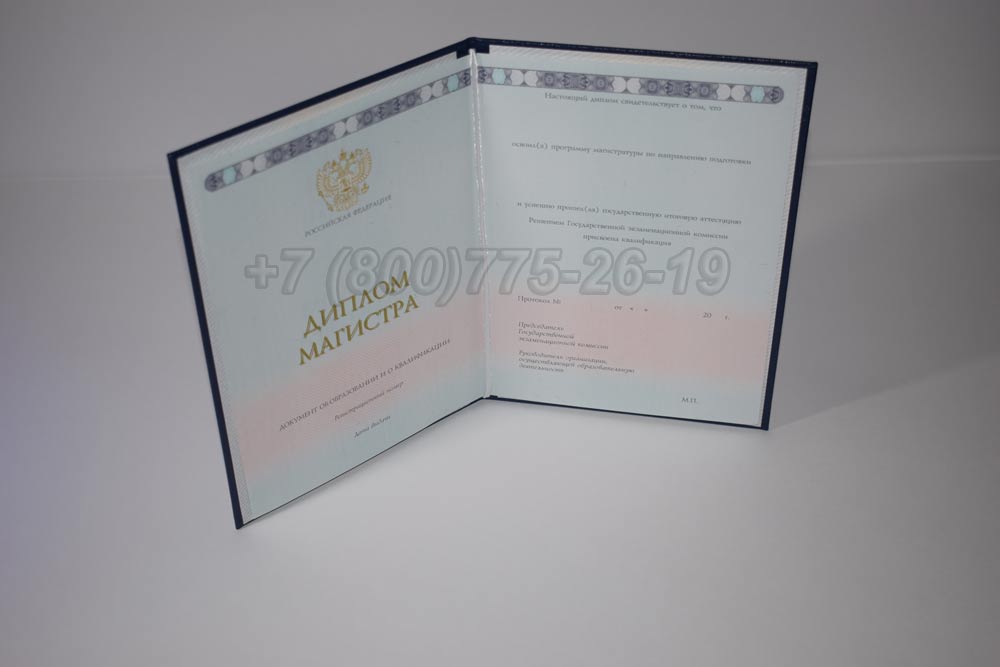 Диплом магистра Гознак 2014-2025 год выпуска г.Красноярск