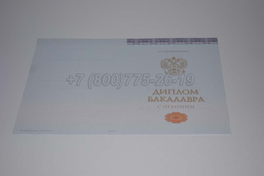 Бланк красного диплома бакалавра Гознак 2013-2025 год выпуска г.Красноярск