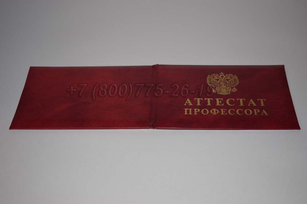 Атестат профессора Гознак 2015-2025 год выпуска г.Красноярск